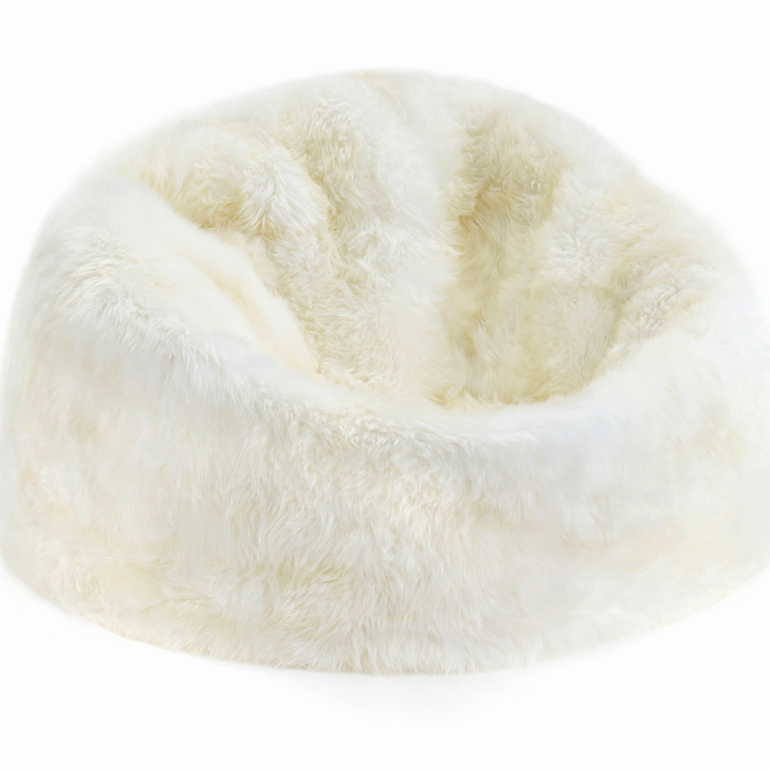 Long Wool Beanbag | Ivory