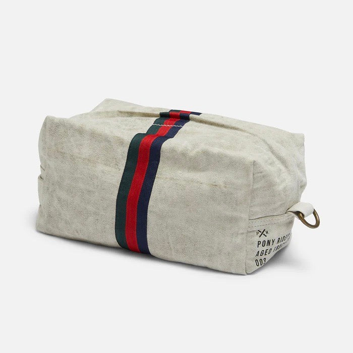 Pony Rider Escapee Toiletry Bag | Upcycled | Natural