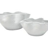 Waves Ceramic Bowl | White