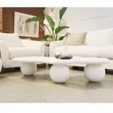 Lenny Coffee Table | White