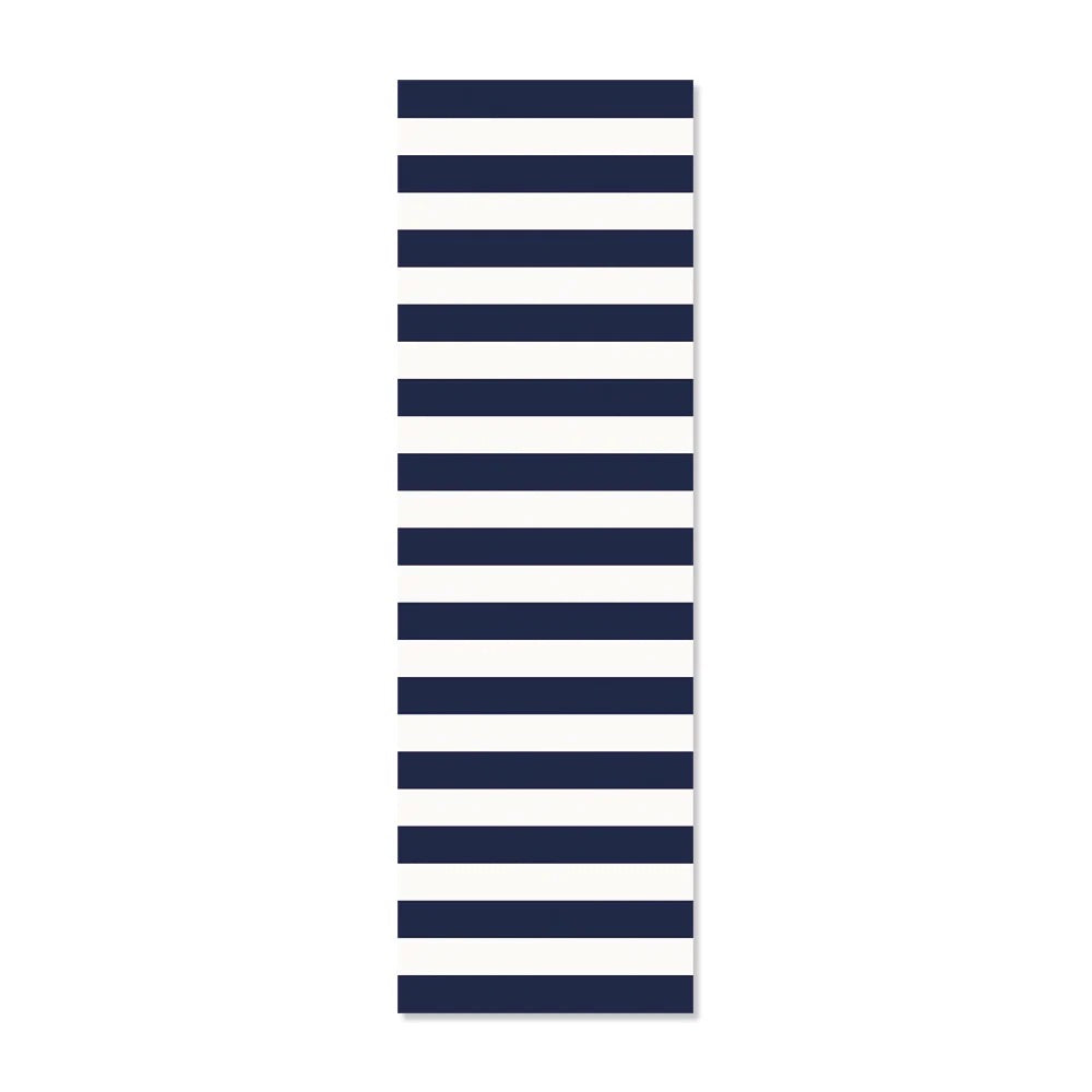 Kerio Vinyl Rug | Navy Blue and White