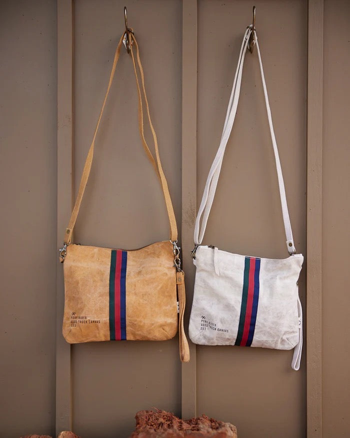 Pony Rider Escapee Clutch with Strap | Clay