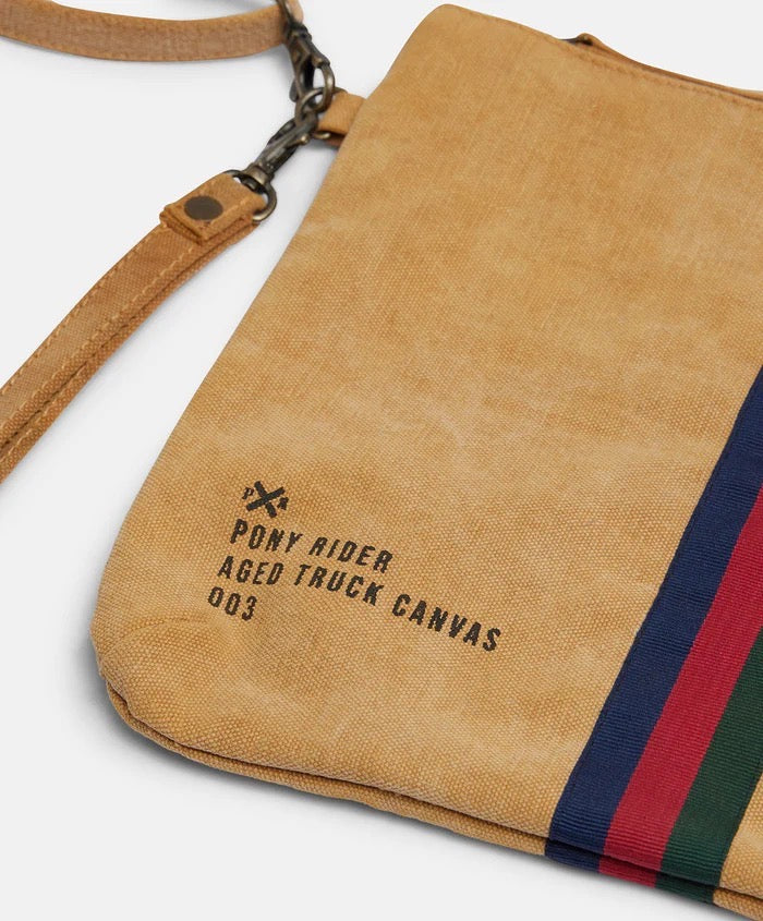 Pony Rider Escapee Clutch with Strap | Clay