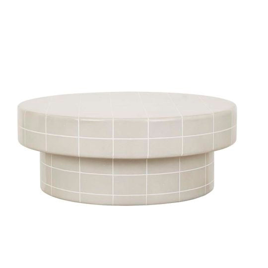 Seville Round Coffee Table | Pearl