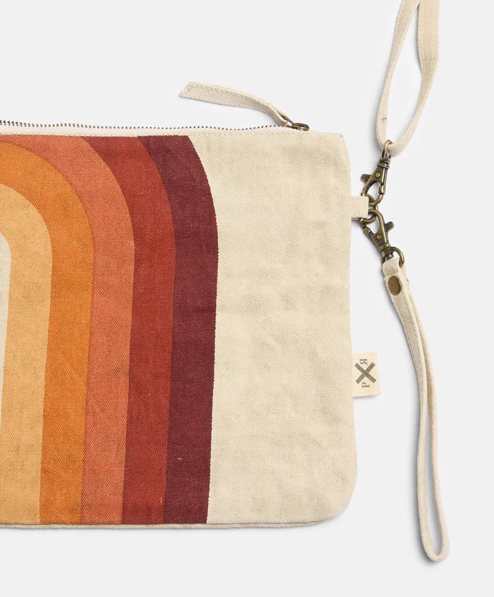 Pony Rider | Ground Up Clutch Bag | Natural Stripe
