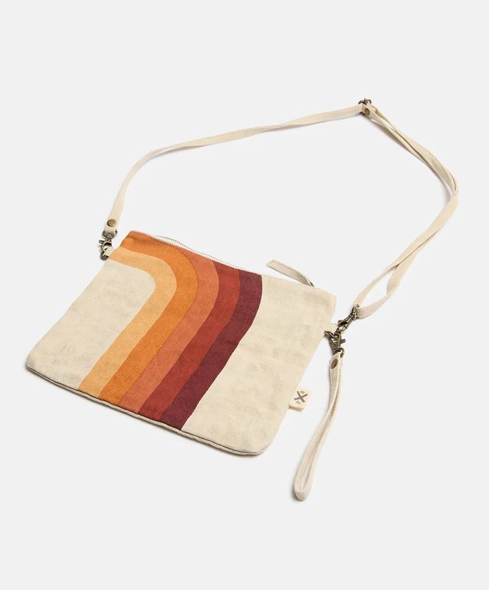 Pony Rider | Ground Up Clutch Bag | Natural Stripe
