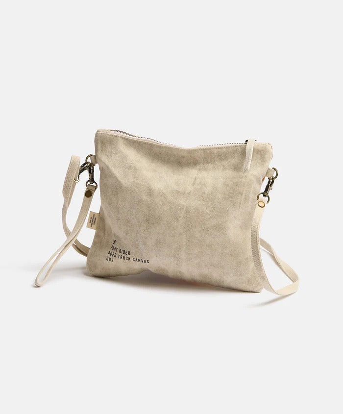 Pony Rider | Ground Up Clutch Bag | Natural Stripe