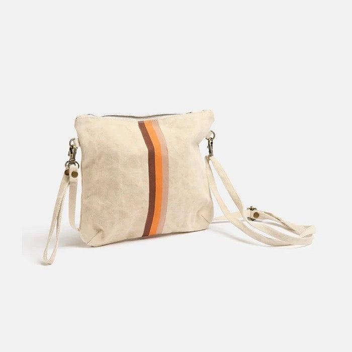 Pony Rider | Escapee Clutch Bag | Natural Stripe