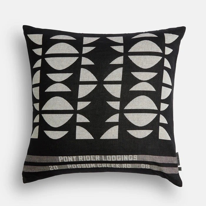 Pony Rider | Moonrise Cushion | Black