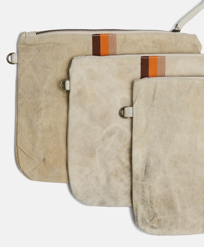 Pony Rider | Escapee Clutch Bag | Natural Stripe
