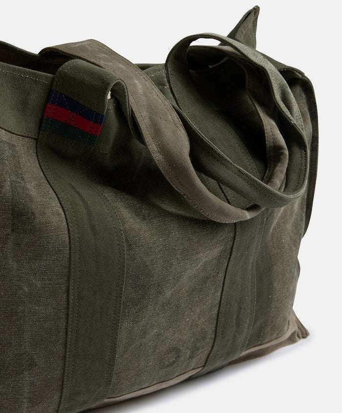 Pony Rider Land of Mates Upcycled Tote | Khaki