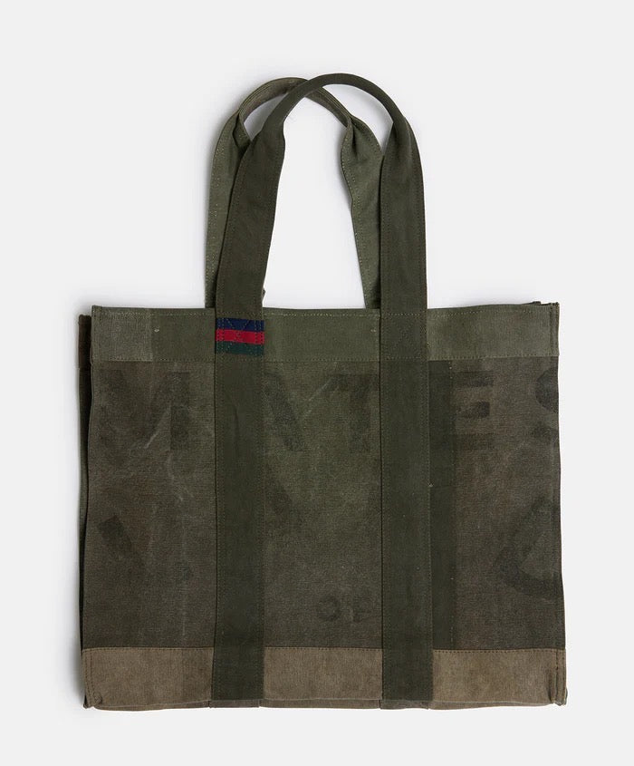 Pony Rider Land of Mates Upcycled Tote | Khaki