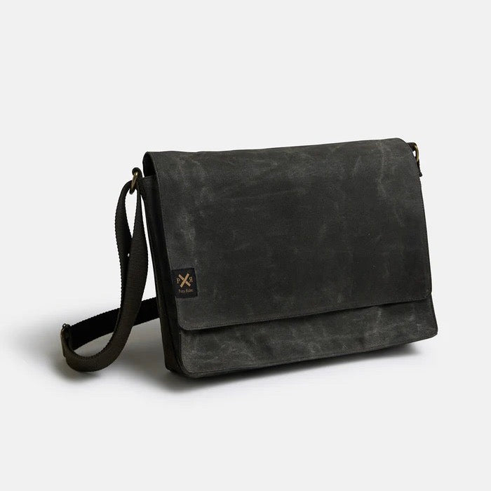 Pony Rider | Slow Road Laptop Satchel | Iron