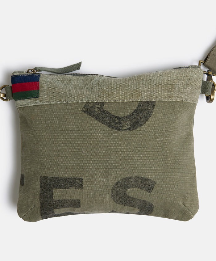 Pony Rider Land of Mates Clutch | Upcycled | Khaki