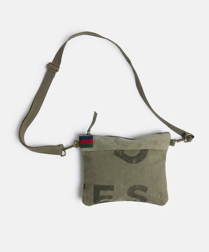 Pony Rider Land of Mates Clutch | Upcycled | Khaki