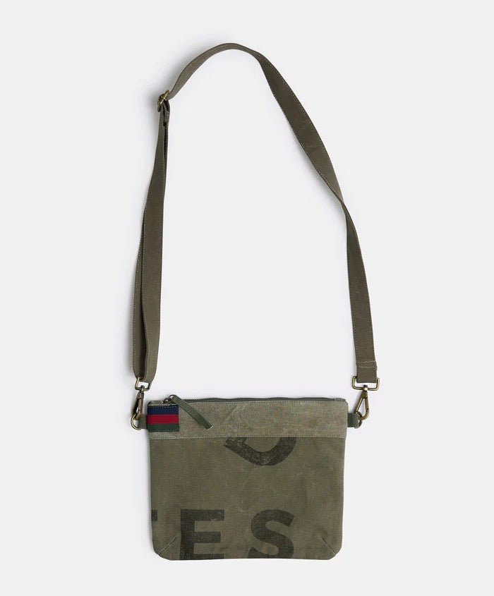 Pony Rider Land of Mates Clutch | Upcycled | Khaki