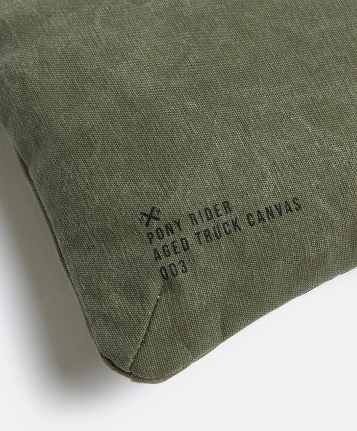 Pony Rider Land of Mates Clutch | Upcycled | Khaki