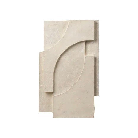 KRISTINA DAM | Serif Relief Paperpulp | Natural