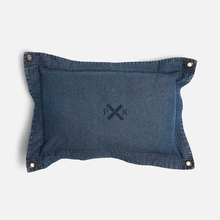 Pony Rider Lil Highlander Rectangle Cushion Cover | Denim
