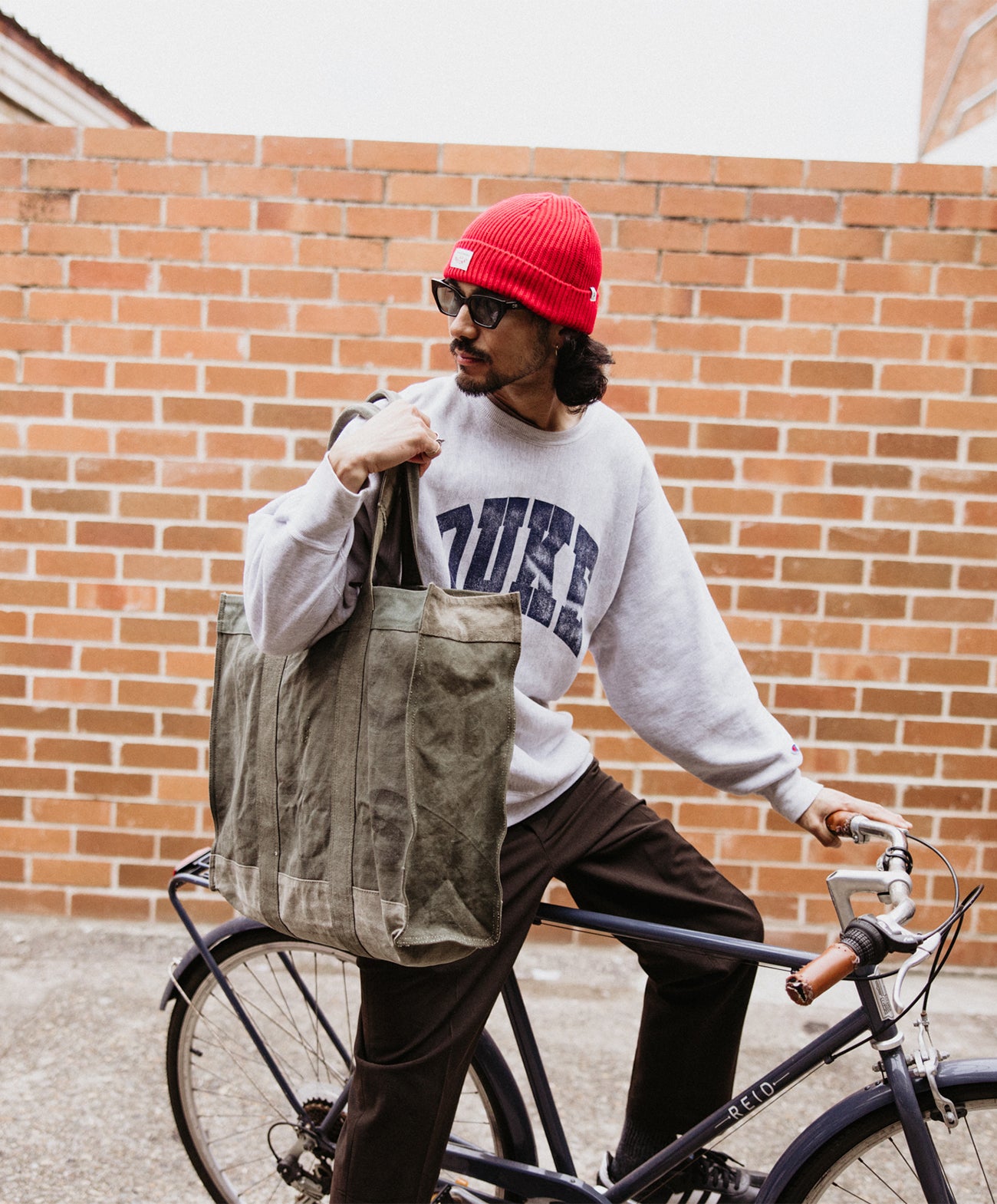 Pony Rider Land of Mates Upcycled Tote | Khaki