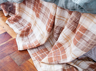 Wanderer linen Flat Sheet | Queen