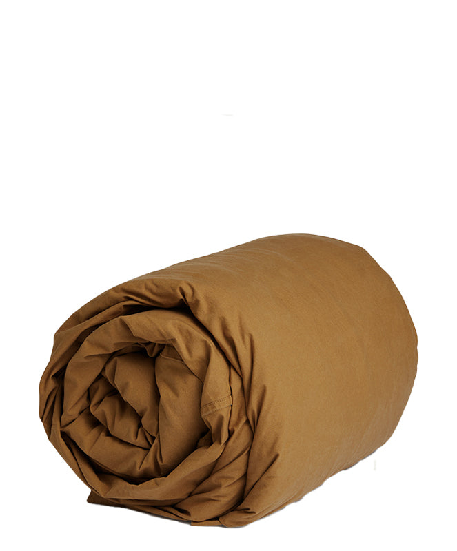 Pony Rider Organic Canvas Duvet - Toffee Brown -King