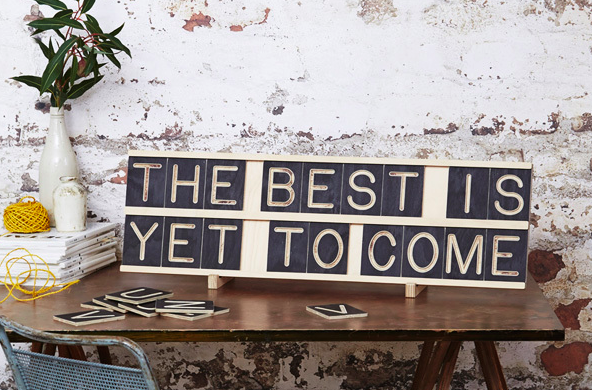 One Two Tree - Message Board 10x2