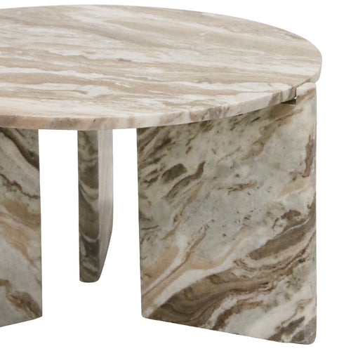 Coco Marble Coffee Table | Chocolate Marble