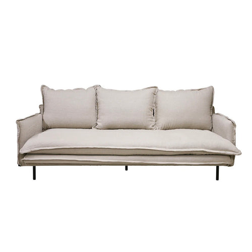 Louis Sofa  3-Seater | White
