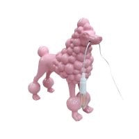 Posh Poodle Table Lamp | Bubblegum Pink