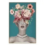 Flowers & Glamour Art | Glass Framed