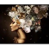 Flora Head Dress  Art | Canvas