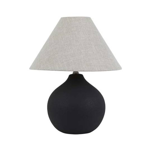 Toadstool Table Lamp | Black Sand