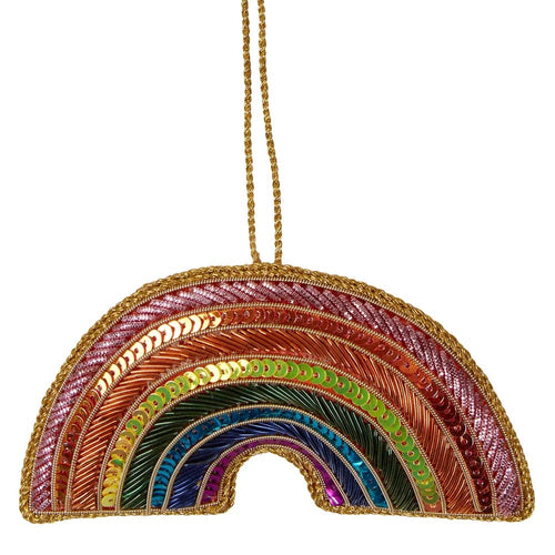 Sequin Rainbow Hanging Ornament| Christmas Collection