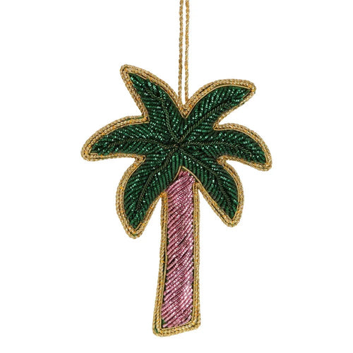 Brissie Palm Tree Hanging Ornament | Christmas Collection