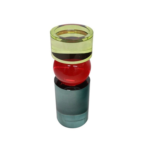 Crystal Candleholder | Multi Coloured | 28 CM