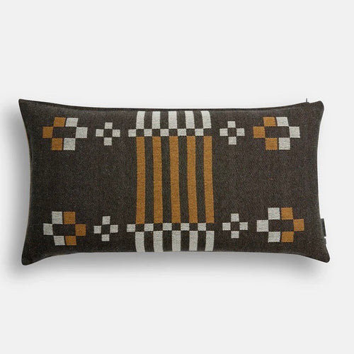 Pony Rider | Alpine Retreat Rectangle Cushion | Black/Natural