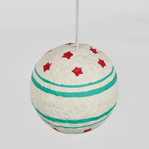 North Star Ball Hanging Ornament | Mache | Christmas Collection