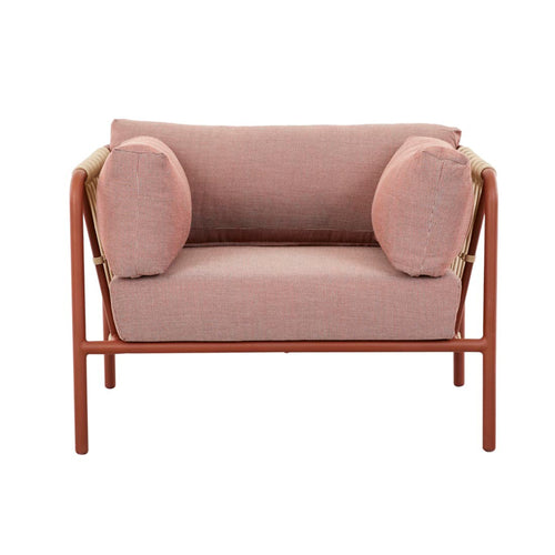 Mauritius Island Sofa Chair | Brique / Ecru