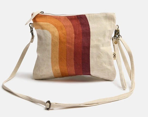 Pony Rider | Ground Up Clutch Bag | Natural Stripe