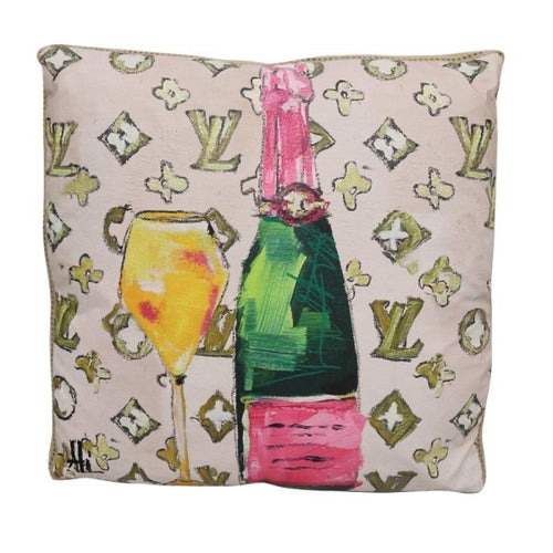 Art Icon Cushion | Louis Vuitton Champange