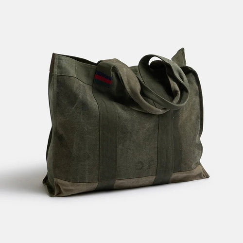 Pony Rider Land of Mates Upcycled Tote | Khaki