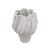Waved Vase | Arctic White | 29cm
