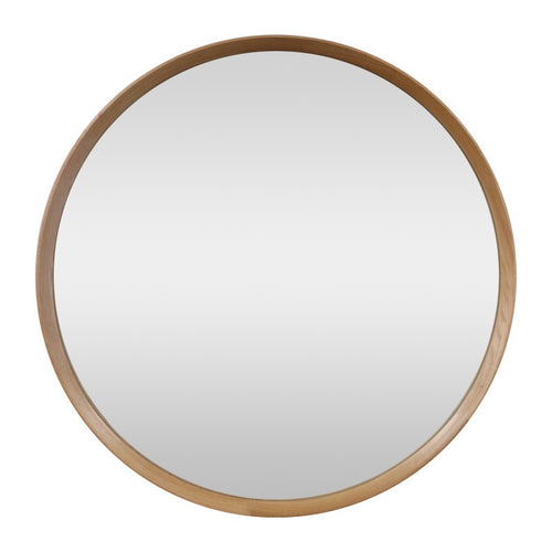 Ordon Mirror | Round | Natural Oak