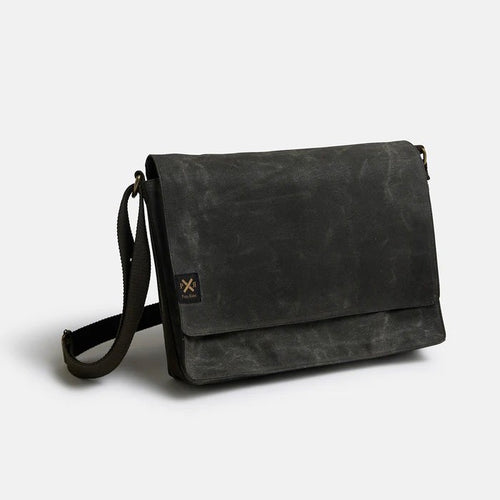 Pony Rider | Slow Road Laptop Satchel | Iron