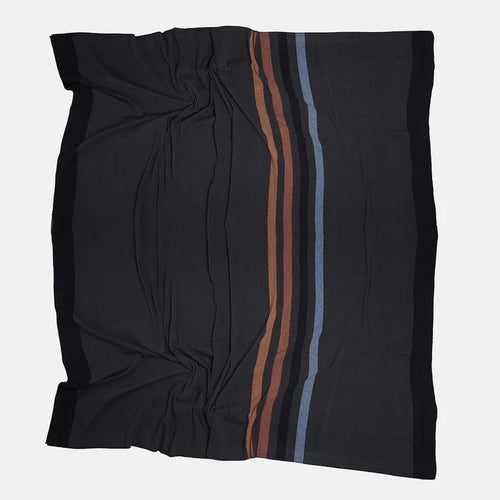 Pony Rider Sunday Morning Blanket | Black