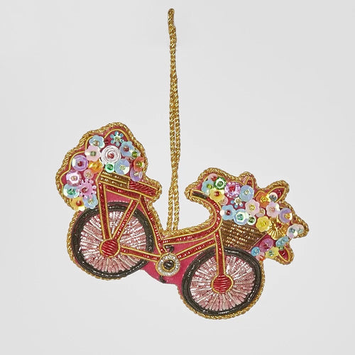 Botanic Bicycle Hanging Ornament | Christmas Collection