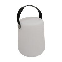 Rhode Rechargeable Lamp | White + Black | Large