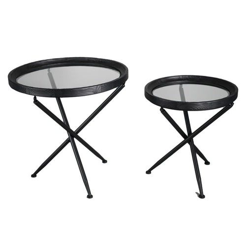 Brazil Side Tables | Black | Set of 2