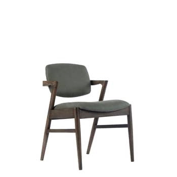 Forest Grove Dining Chair | Green with Dark Oak